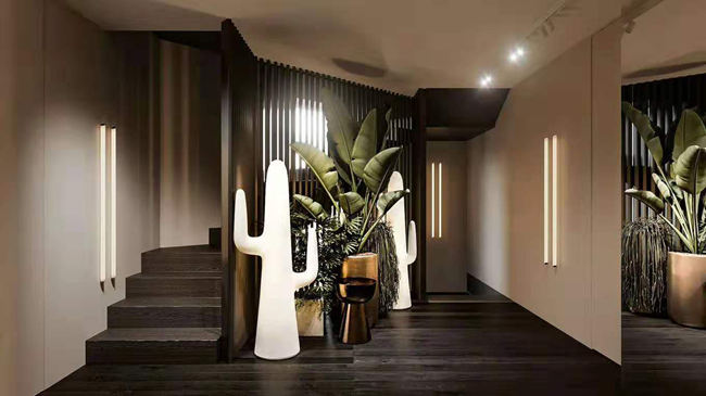 無錫紫蘋果裝飾 獨(dú)棟別墅樓梯裝修