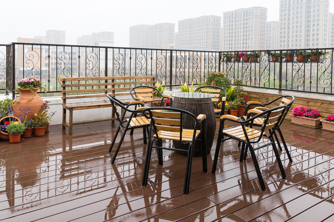 陽臺(tái)變大花園